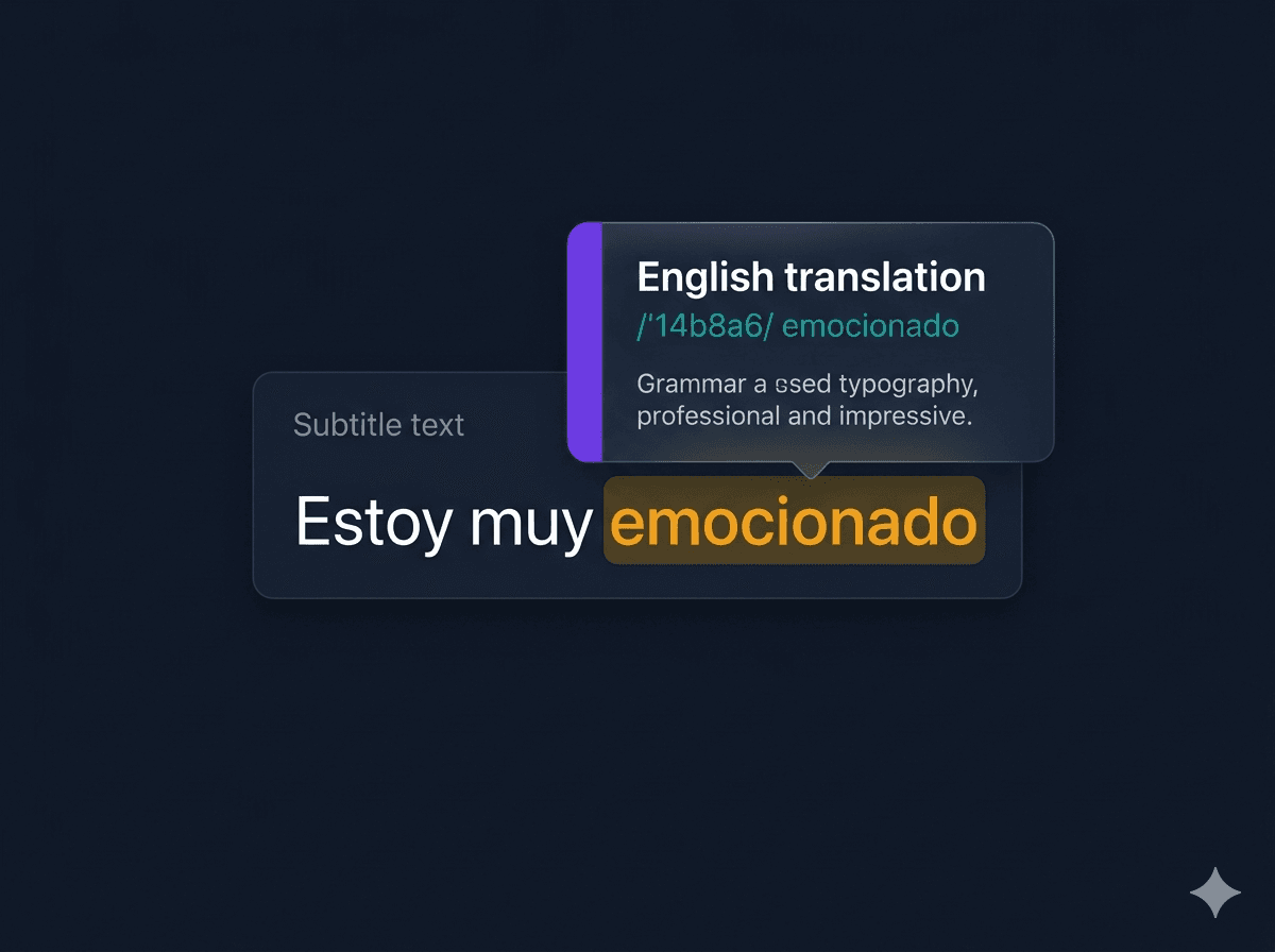 AI language context explanation interface